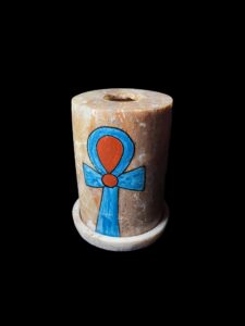 Egyptian Alabaster Vase: Cleopatra Home Decor - Image 2