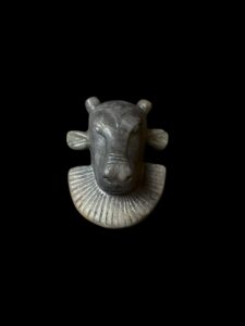 Ancient Egyptian Apis Cow Amulet: Rare Museum Statue - Image 2