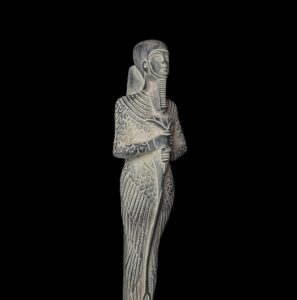 Handcrafted God Ptah Statue: Rose & Black Granite Replica - Image 2