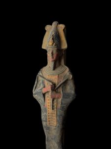 Basalt Egyptian God Osiris Statue: Unique Statuette - Image 2