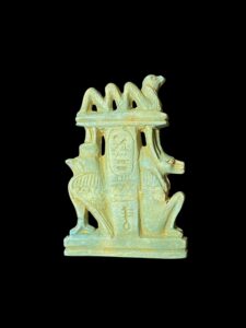 Amulet for God Anubis with Cobra Goddess and God Horus - Image 2