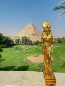 Rare Falcon Egyptian God Ra Statue: God of Sun & Sky - Image 2