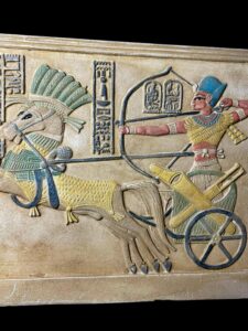 Ramses II Battle of Kadesh Relief: Historic Chariot Scene - Image 2