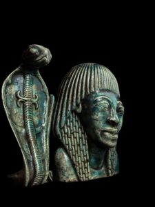 Egyptian Pharaoh Statue: Ancient King Cobra Protection - Image 2