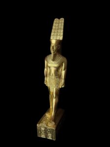 Egyptian God Amun Statue: Museum Replica, Creator God - Image 2