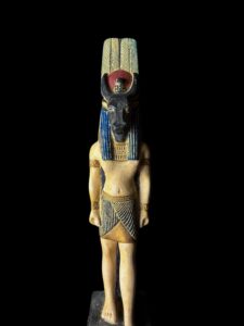 Manifest Handmade Goddess Hathor Statuette , Statue for the Egyptian Goddess Venus - Image 2