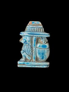 Thoth Amulet with Cobra Goddess & Scarab Beetle: Protection Charm - Image 2