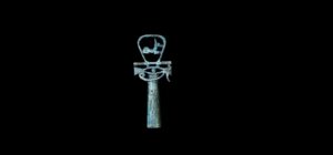 Hand-Crafted Ankh Cross: Key of Life Symbol with Eye of Ra & Anubis - Image 2
