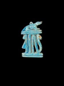 Sobek Amulet: Egyptian Crocodile God Pendant, Natural Stone - Image 2