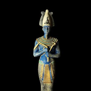 Basalt Egyptian God Osiris Statue: Unique Statuette - Image 2
