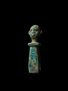 Handcrafted God Ptah Statue: Rose & Black Granite Amulet - Image 2