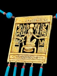 Rare Pharaonic Necklace: Ancient Egyptian Figures - Image 2