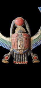 Egyptian Winged Scarab with God Anubis symbol for wall hanging decors - Image 2
