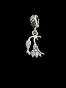 925 Sterling Silver Lotus Flower Necklace - Egyptian Charm - Image 2