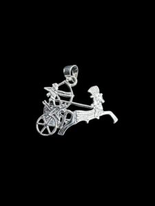 Ramses II Battle of Kadesh Necklace: Egyptian Chariot Amulet - Image 2