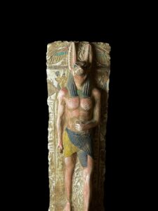 Stone Egyptian God Anubis Statue: Jackal God of Afterlife - Image 2