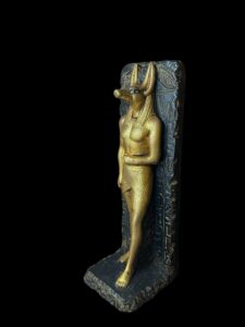 Basalt Stone Egyptian God Anubis Statue - Image 2