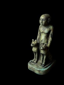 Ancient Egyptian Goddess Bastet statue, Home decor statues made in Egypt - Image 2
