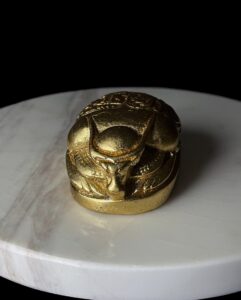 Goddess Hathor Scarab Beetle: Egyptian Good Luck Symbol - Image 2