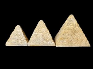 Stone Pyramids of Giza Replica: Egyptian Decor - Image 2
