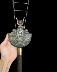 Goddess Hathor Sistrum: Egyptian Musical Instrument, Ancient Artifact - Image 2