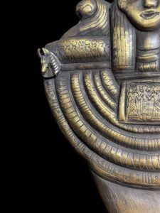 Ebony Was Sceptre: 24k Gold Plated Osiris Staff with Gemstones - Image 2