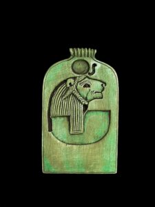 Lioness Goddess Tefnut carved made in Egypt - Image 2