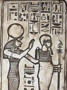 Lioness Goddess Tefnut carved made in Egypt with God Ptah - Image 2