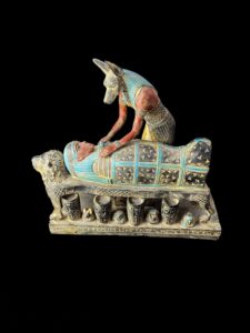 inspired God Anubis Statue , Natural Stone , Home Décor statues , Ancient Egyptian Mythology Collectible - Image 3