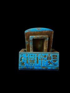 Egyptian Goddess Maat Box: Pharaonic Jewelry Box with Ankh - Image 3
