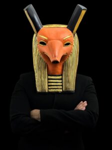 God SETH wearable Mask, God Seth Mask. Egyptian SETH wearable customs, customized Masks are available. - Image 3