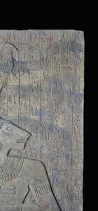 Ancient Egyptian Wall Relief: Goddess Sekhmet & God Horus Art - Image 3