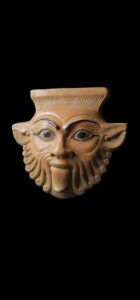 Hand-Carved God Bes Statue: Egyptian Art Home Decor - Image 3