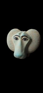 Egyptian Baboon Stone Statue: Museum Replica - Image 3