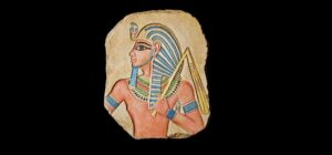 Ancient Egyptian Stone Relief: Pharaonic Mythology Wall Art - Image 3
