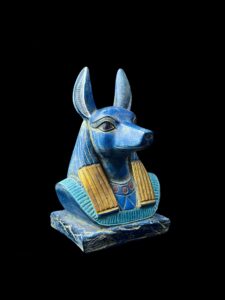Egyptian God Anubis Stone Statue - Handmade Ancient Egypt Decor - Image 3