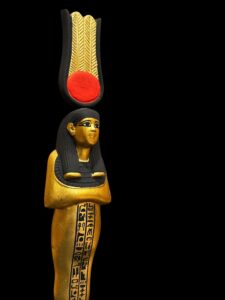 Goddess Hathor Statuette: Vintage Egyptian Statue - Image 3