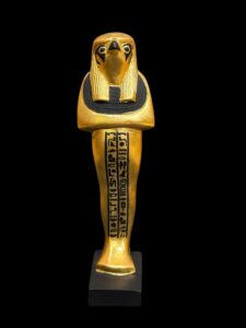 Egyptian God Horus Statue: Falcon God of Sky Art - Image 3