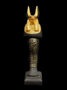 Egyptian God Anubis Statue - Handmade Ancient Egypt Decor - Image 3