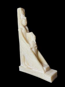 Goddess Isis statue with God Osiris museum statue, unique Isis goddess Statue. - Image 3