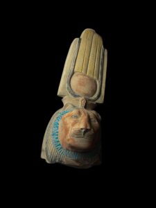 Goddess Sekhmet statue made in Egypt from stone - Image 3