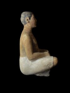 Egyptian Scribe Statue: Ancient Egypt Replica Artifact - Image 3