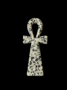 Hand-Crafted Granite Ankh Cross: Key of Life Symbol - Image 3