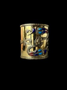 Uraeus Cobra Cuff: Ancient Egyptian Style Arm Cuff - Image 3
