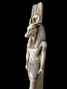 Manifest Handmade Goddess Hathor Statuette , Statue for the Egyptian Goddess Venus - Image 3