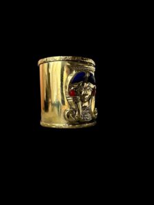 Handcrafted Goddess Hathor Bracelet: Egyptian Jewelry Gift - Image 3