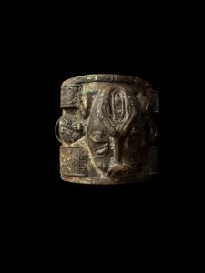 Vintage Bronze Goddess Sekhmet Bracelet - Image 3