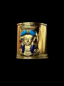 Handcrafted Goddess Hathor Bracelet: Egyptian Jewelry Gift - Image 3
