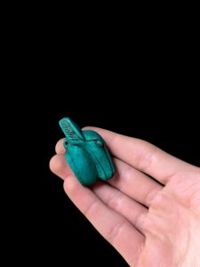 Handcrafted God Seth Amulet: Egyptian God of Chaos Statuette - Image 3