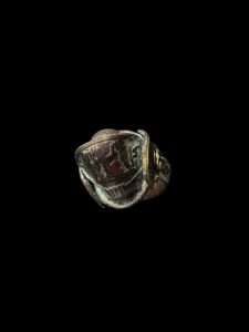 Vintage Bronze Goddess Hathor Ring - Egyptian Style - Image 3